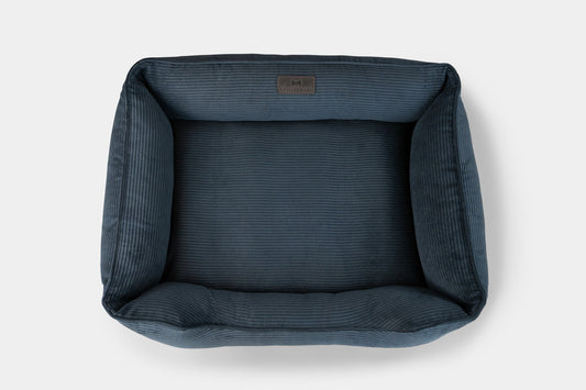Chester & Lee | Fancy Corduroy Sleeper Dog Bed Graphite