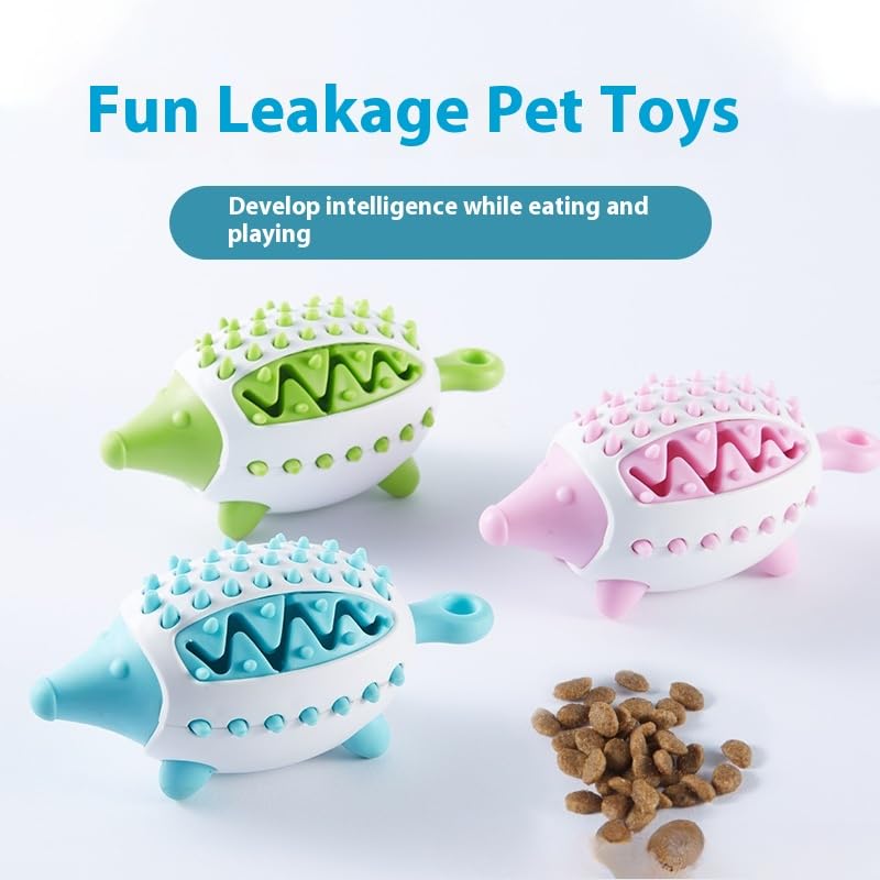 Dog Treat Interactive Chew Toy For Puppies Food-Leaking Design Teeth Grinding Cleaning Engaging Plaything For Dogs Encourages Healthy Eating And Weight Control