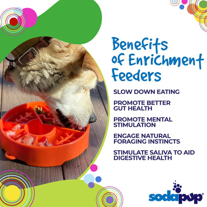 Great Outdoors eBowl - Slow Feeder Dog Bowl & Enrichment | USA Made