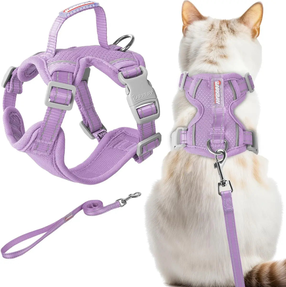 Escape Proof Cat Harness Leash Reflective Adjustable Vest Soft Breathable