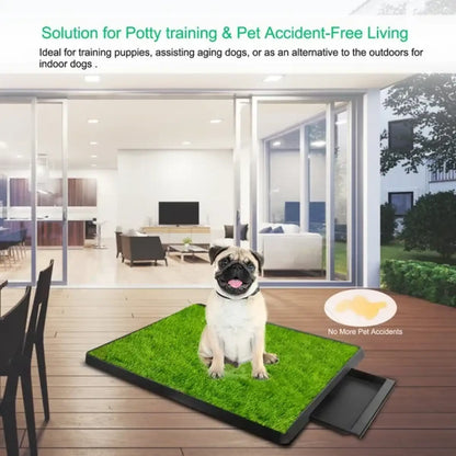 Dog Potty Grass Mat Indoor Puppy Training Pad 25x20
