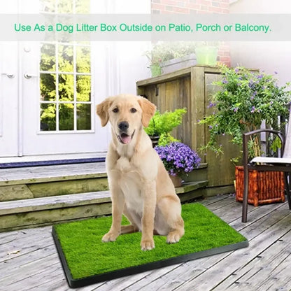 Dog Potty Grass Mat Indoor Puppy Training Pad 25x20
