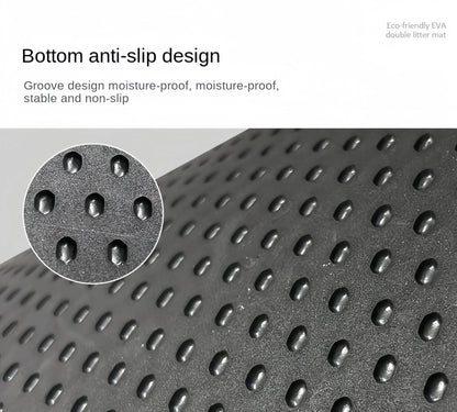 Large Cat Litter Mat | Double Layer Waterproof Honeycomb Design with EVA Foam