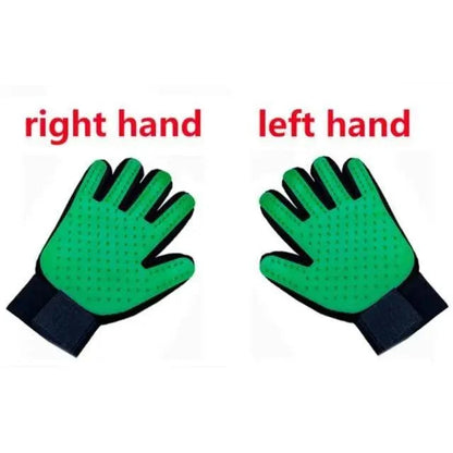 New Efficient Pet Grooming Cleaning Gentle Brush Gloves Pet Hair Remover Gloves